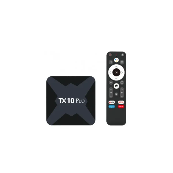 TX10 Pro Android TV Box - 16GB RAM, 256GB ROM, Voice Remote, 4K Ultra HD Smart Media Player