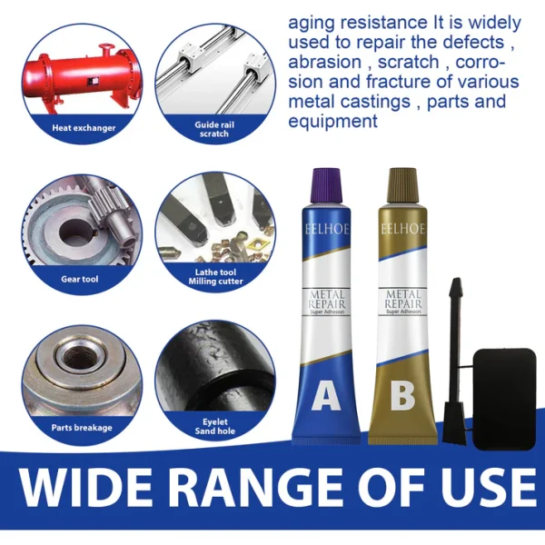 Heavy-Duty Industrial AB Glue – Strong Metal Repair Adhesive - Image 3