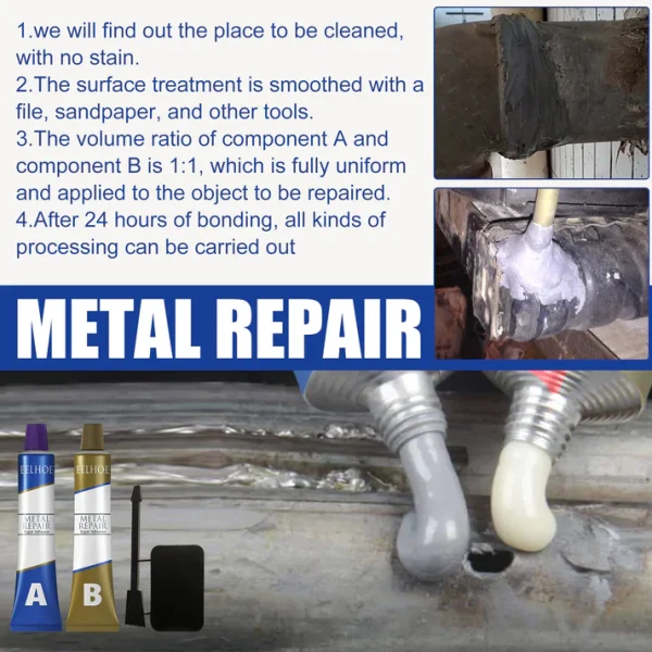 Heavy-Duty Industrial AB Glue – Strong Metal Repair Adhesive - Image 5